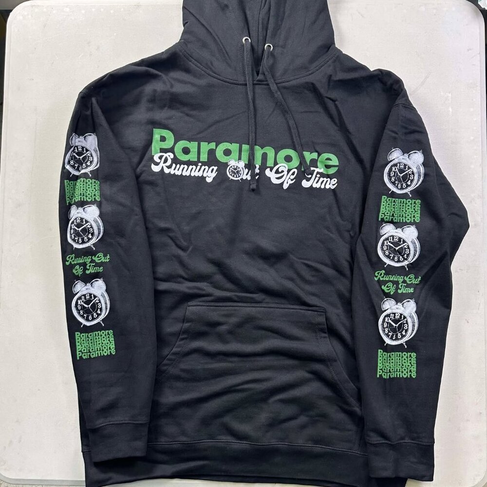 Paramore Running Out Of Time Black Pullover Hoodie